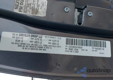 2013 Dodge Charger Se from USA, damaged, VIN 2C3CDXBG3DH706230